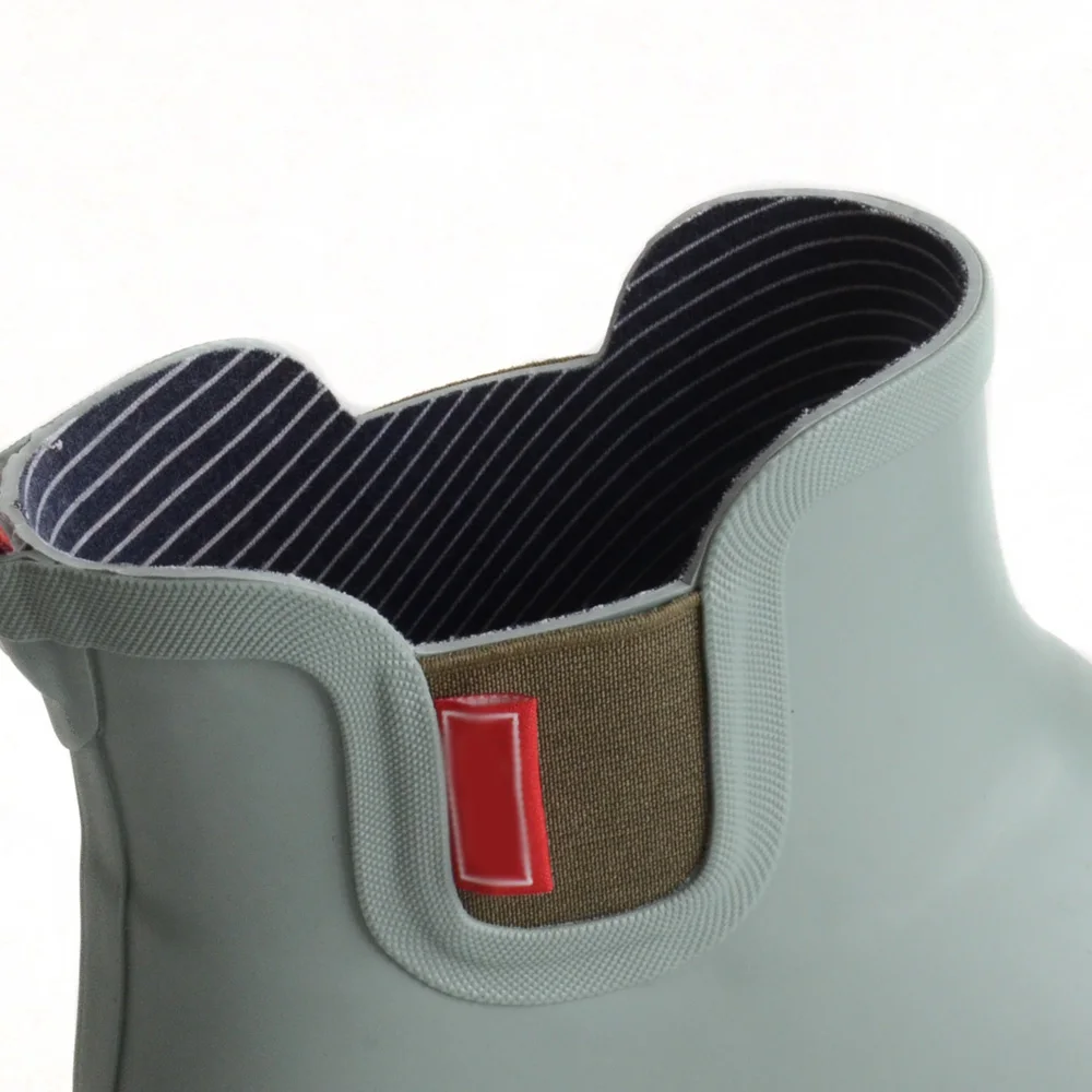 Wholesale Rubber 100% Waterproof Short Rain Day Shoe Fashion Women Gumboots Botas De Lluvia Para Mujer