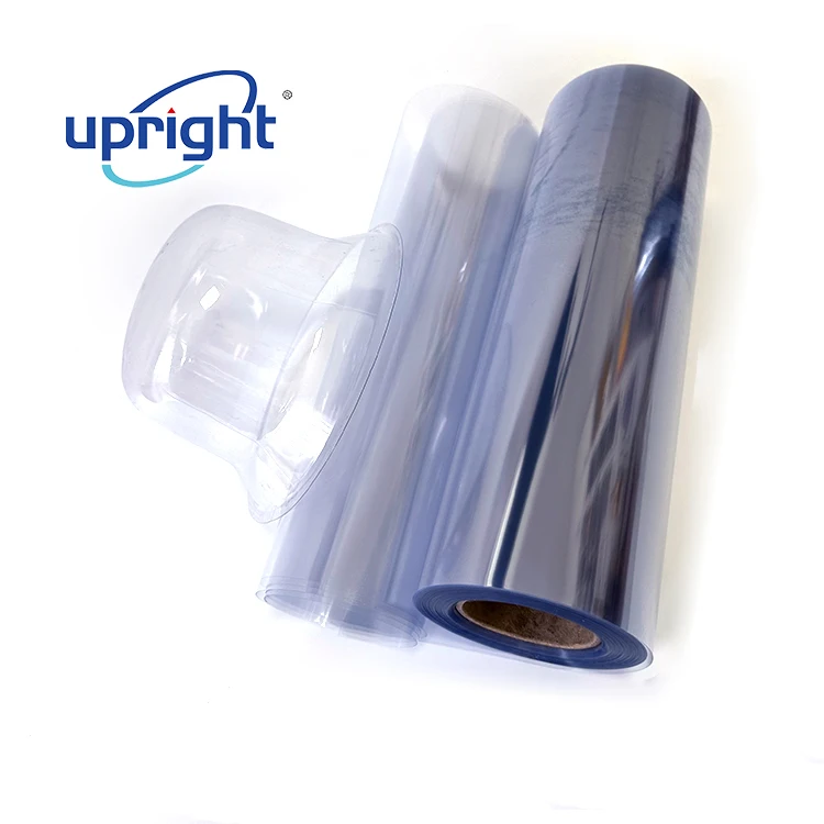 Upright clear transparent vacuum forming plastic rigid PVC sheet film for blister packing
