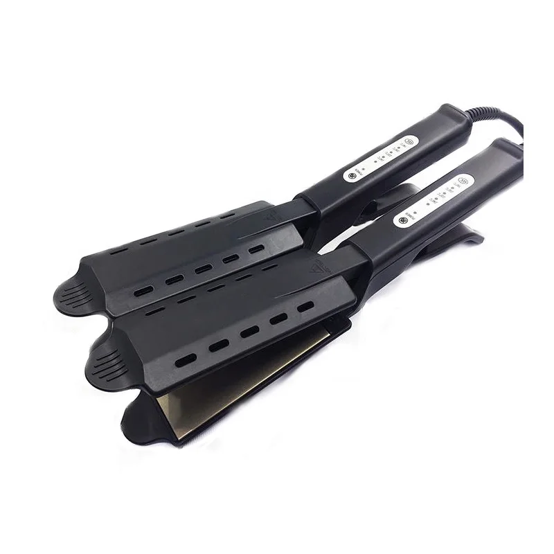 Amazon Professional Salon Wet Dry Fast Styler Titanium Ceramic Tourmaline Ionic Flat Iron Steam Hair Straightener