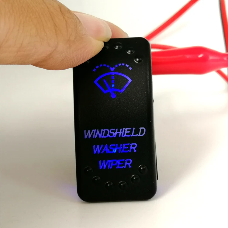 KETO водонепроницаемые 12 В светодиодные моментальные (вкл.)-ВЫКЛ. Автоматический Омыватель лобового стекла Переключатель стеклоочистителя