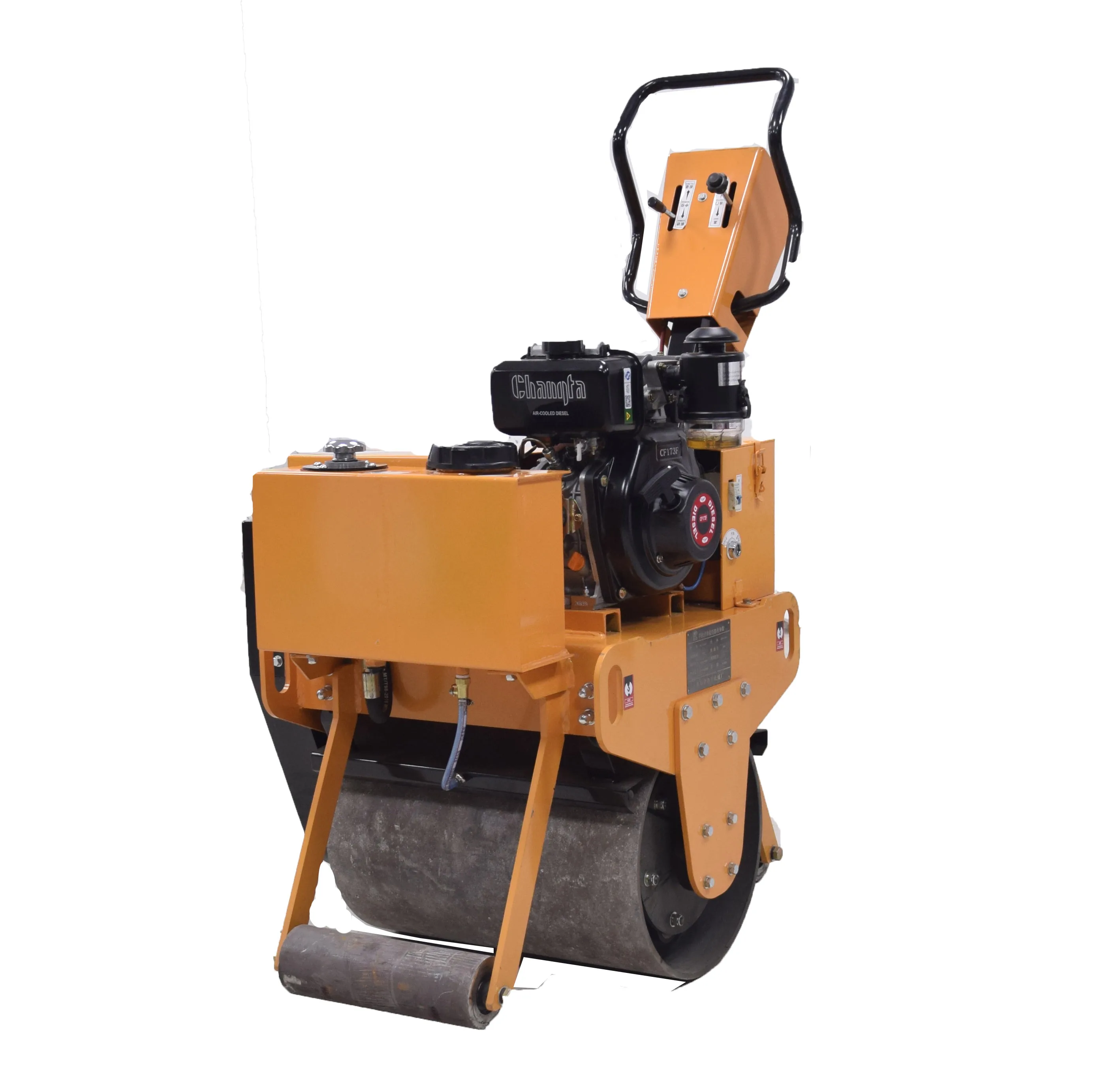 Small Compactor Vibrating Hand-held Seat-driven Single and Double-wheeled Diesel Compaction Compactor