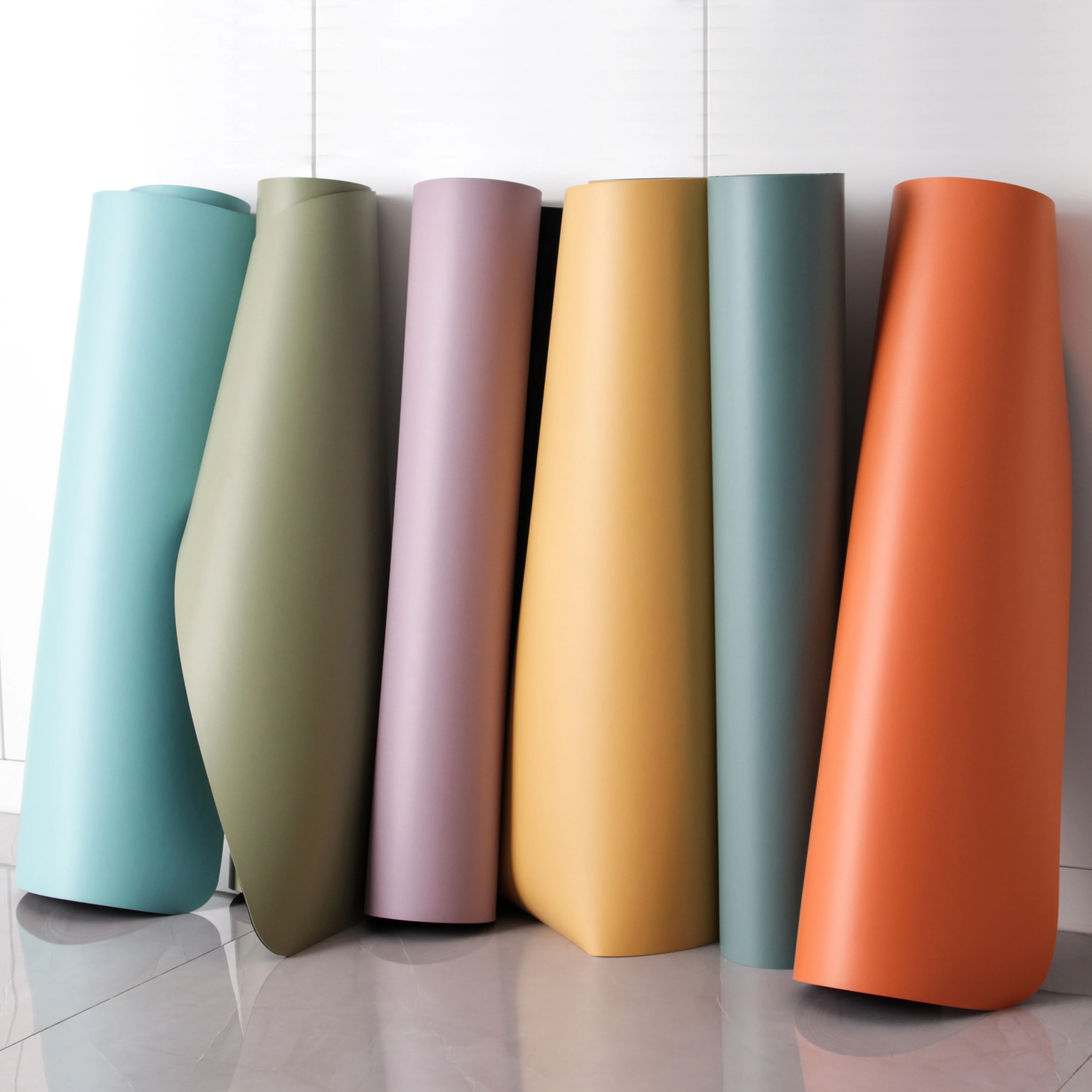 Promotional Eco-friendly Nbr Pvc Recycled Custom Printing Thick 6mm Natural Rubber PU Yoga Mat With Logo