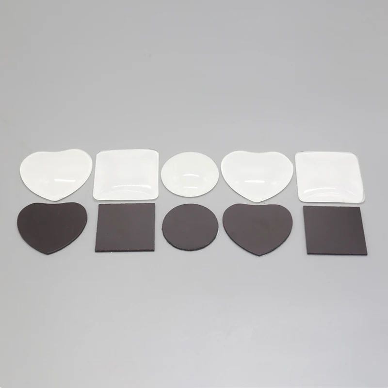 Promotional Gift Customized Logo Printable Refrigerator Sticker Magnets Sublimation Blank Crystal Fridge Magnet