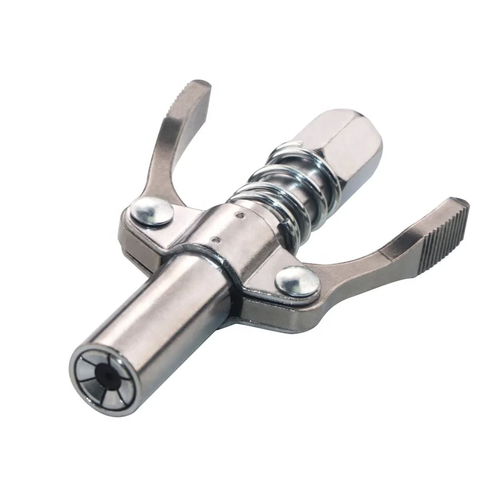 SYD-945-1 Grease Gun Coupler Oil Injection Nozzle Oil Pump 10000 PSI Car Excavator Grease Filling Head Syringe Lubricant