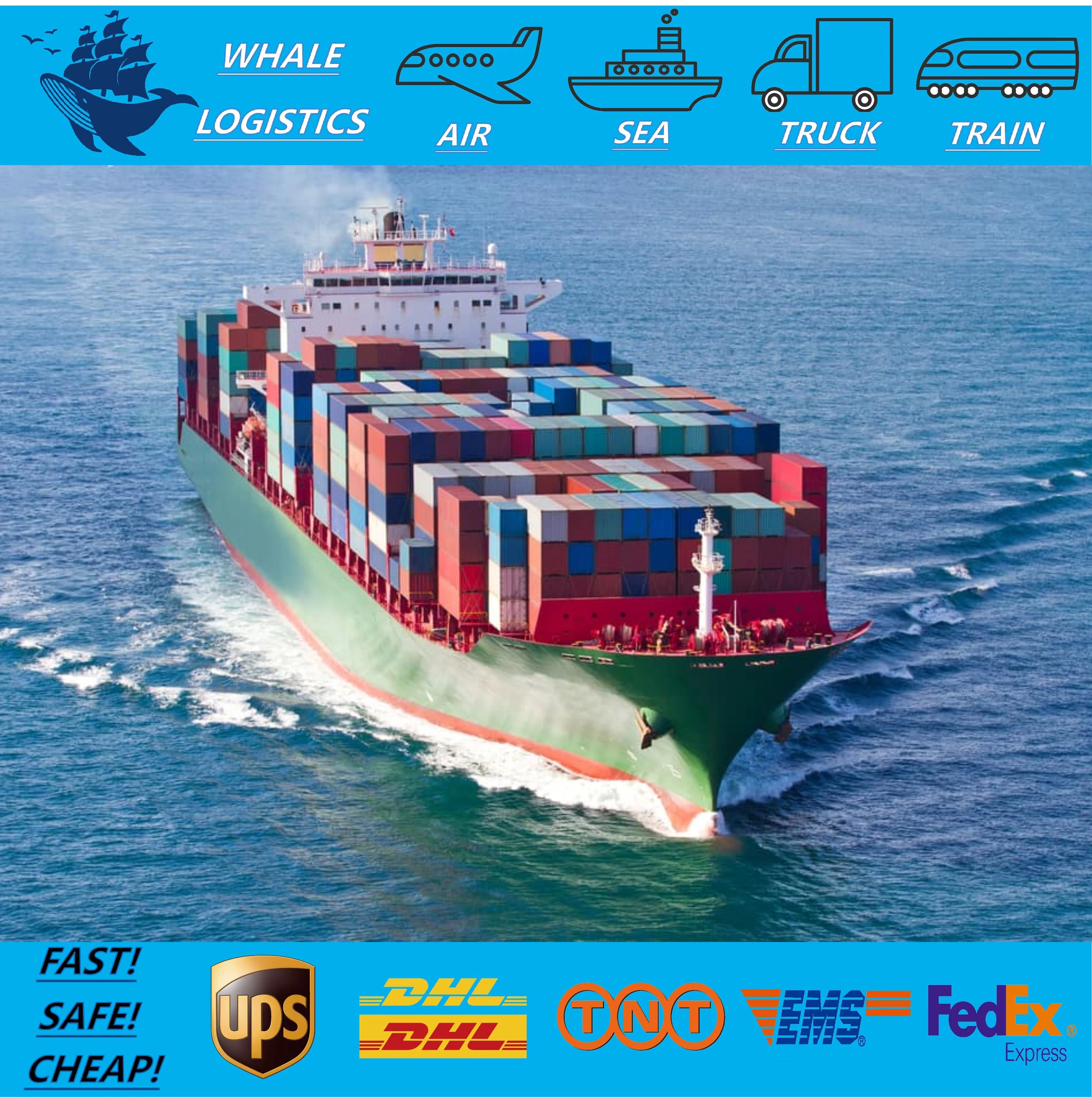 UPS express freight forwarder from ningbo/xiamen/tianjing/dalian/qingdao to Netherlands