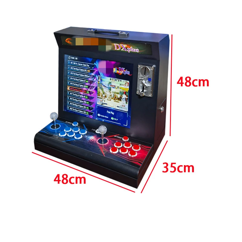 9800 in 1 Street Fighter Bartop Arcade Machine 17 Inch Screen DX Arcade Box Coin Operated Arcade Retro Bartop Machine
