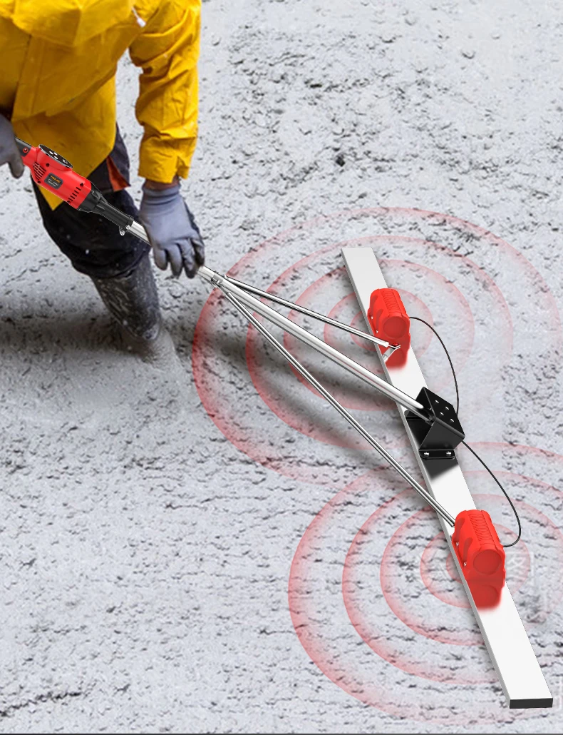 Petrol Concrete Level Vibrating Screed Road Construction Concrete Screeds Machinery