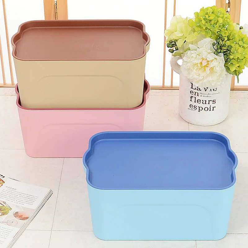 
Large Size Colorful Plastic Clothes storage box environmental protection Litter box Safe for food container Organize snacks box 