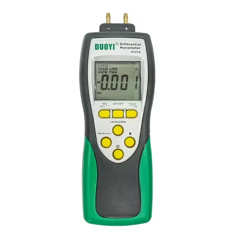 X2 DY27A natural gas differential pressure meter handheld portable digital manometer vacuum negative pressure gauge