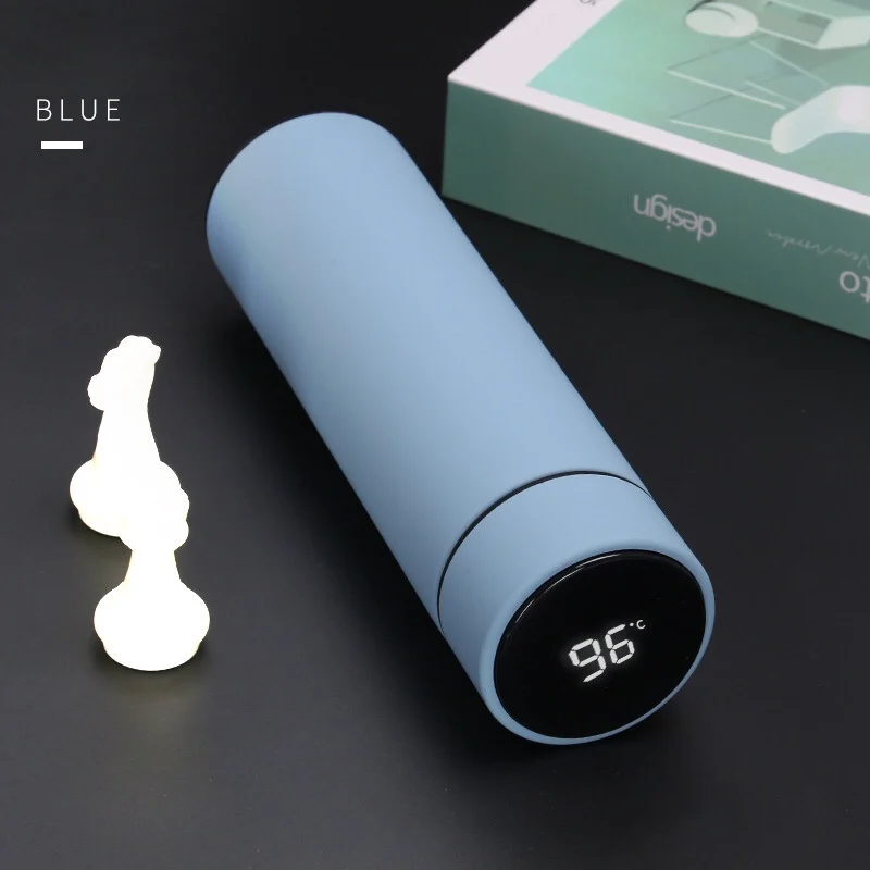 New 316 Material Creative And Simple Design Of High-end Intelligent Temperature Measuring Thermos Customized Logo
