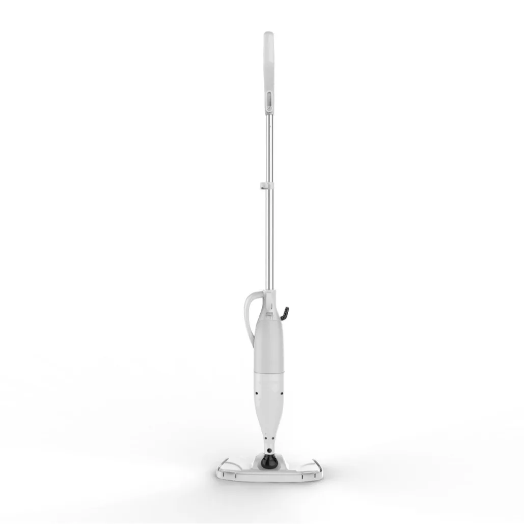 Steam mop for cleaning stairs with multiple brush heads electronic touch screen advanced ordinary button design