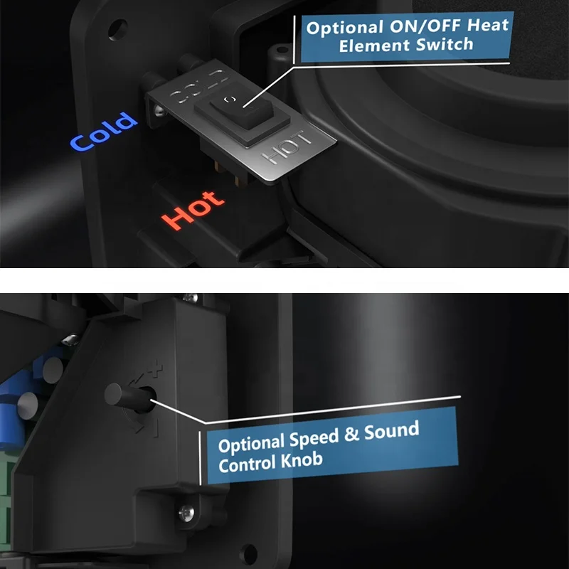 Sanitary Equipment Electric Intelligent Stainless Steel Cover Automatic High Speed Hand Dryer For Toilet