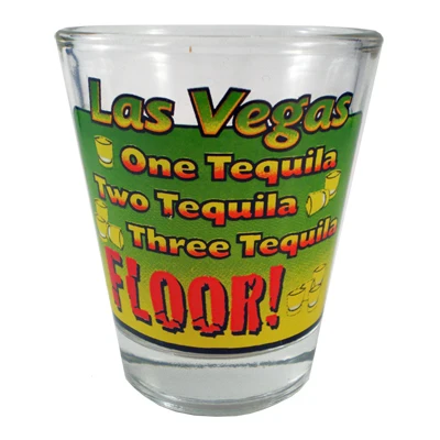 Food grade Eco-friendly custom logo 50ml shot glass