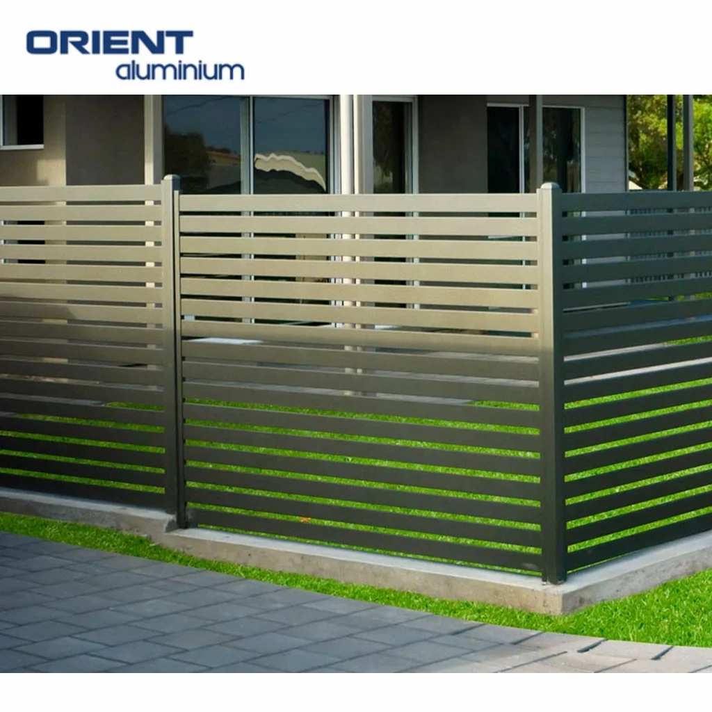 modern design aluminium fence privacy screen high quality powder coating aluminium fence panels direct factory