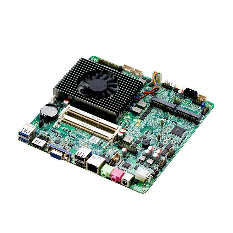 IIT oem odm I5 I7 dual core 4K display industrial mainboard 8 USB thin client mini itx motherboard