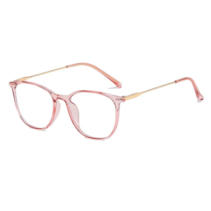 2022 Blu Ray Blocking Computer Glasses Women Square Fashionable TR90 Student Glasses