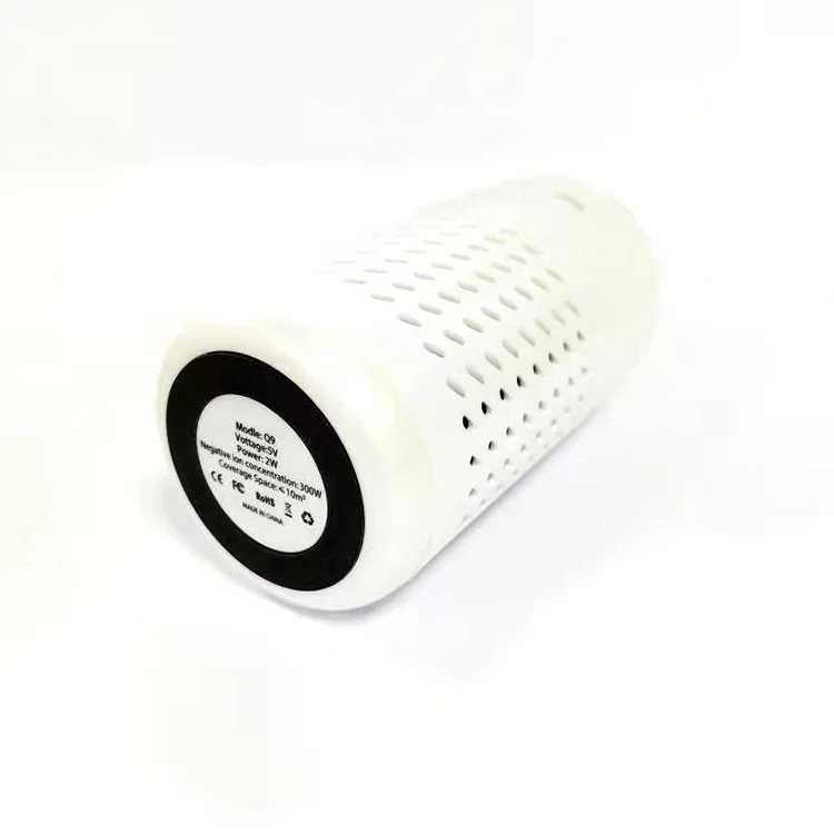 Air Purifier 2021 Newest Portable Mini Negative Ion Air Cleaner Intelligent Silent Ture Air Purifiers for Home Office Car