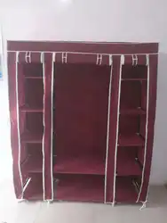 Fashion style non-woven  foldable  fabric wardrobe closet Easy assemble portable wardrobe storage