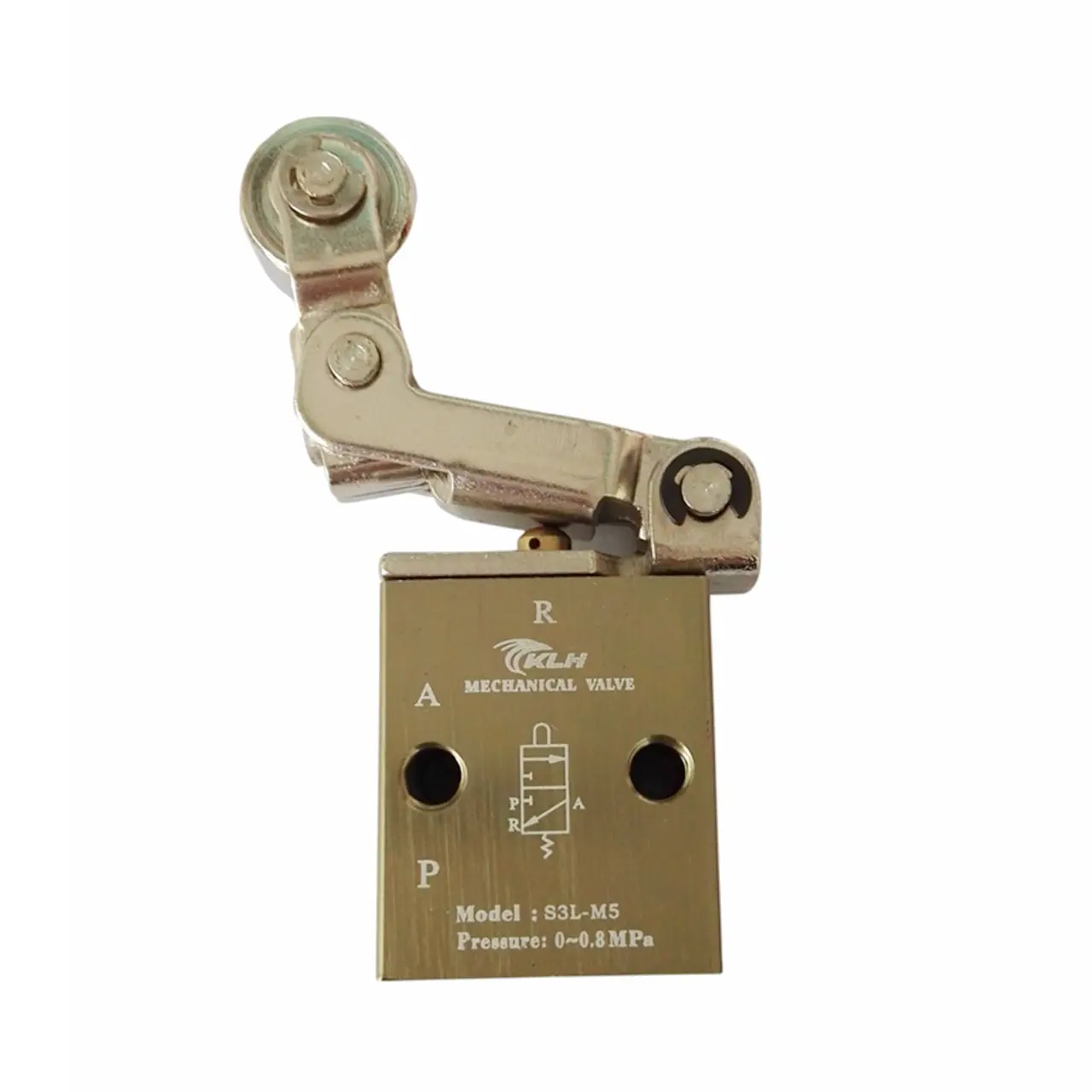 S3/S3L Series S3L-M5/S3L-06/S3L-08 2-position 3-way pneumatic mechanical  Roller valve