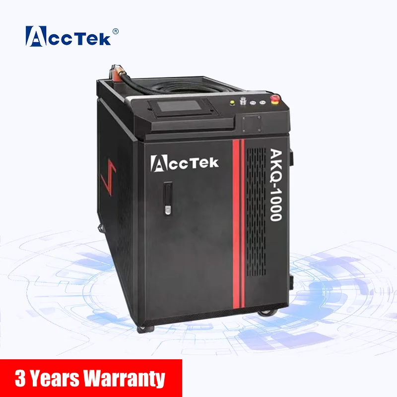 Metal Rust Cleaning 1000W 1500W 2000W Fiber Handheld Laser Cleaning Machine for Paint and Rust Removal