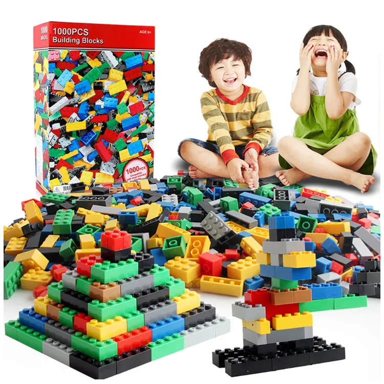 Baby large particles plastic building blocks kids educational plastic building blocks toys