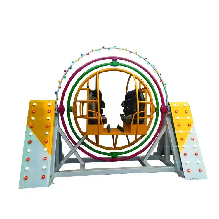 Fantasy human gyro rides Virtual reality simulated rides park for sale