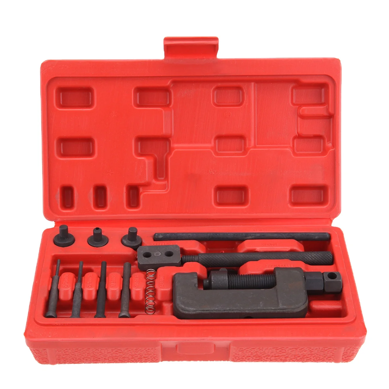 13PCS Motorcycle Bike Engine Cam Drive Chain Breaker Riveting Cutter Riveter Tool Kit