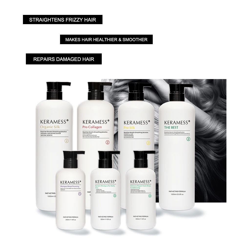 KeraMess New Professional Customized Brazilian Hydrolyzed Bio After Keratin Moisturizing Hair Shampoo