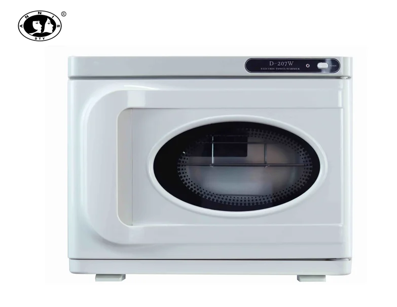 DTY mini salon heated hot towel warmer cabinet uv sterilizer 220v for barber shop
