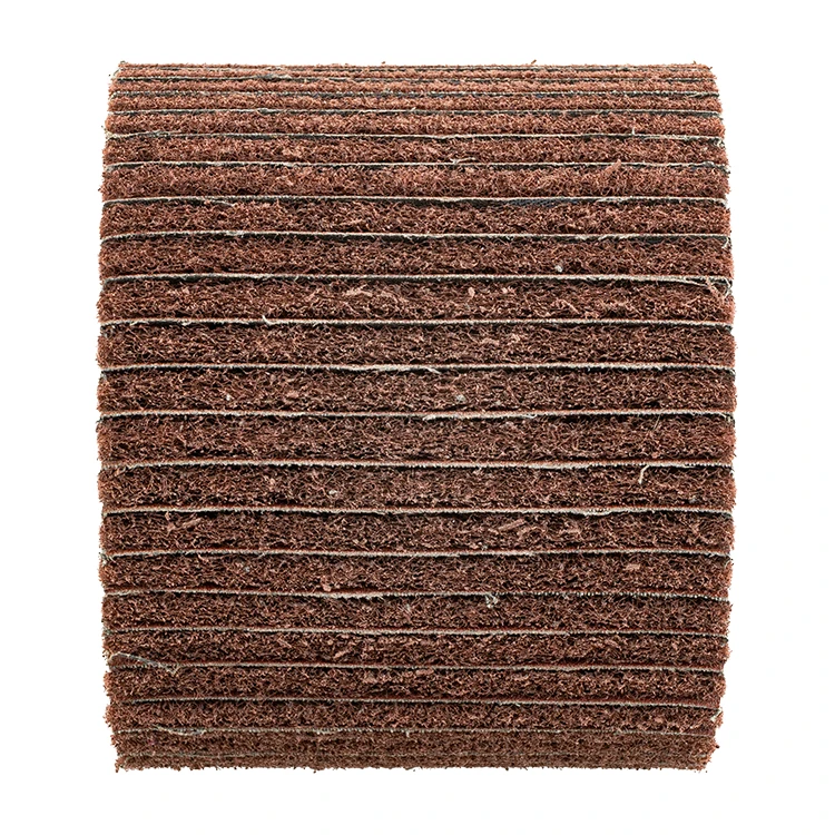 240 Grit Drawing Abrasive Wheel Non-woven Nylon Abrasive Flap Wheel Flap Brush Polishing Grinding Drum Wheel Tools machine