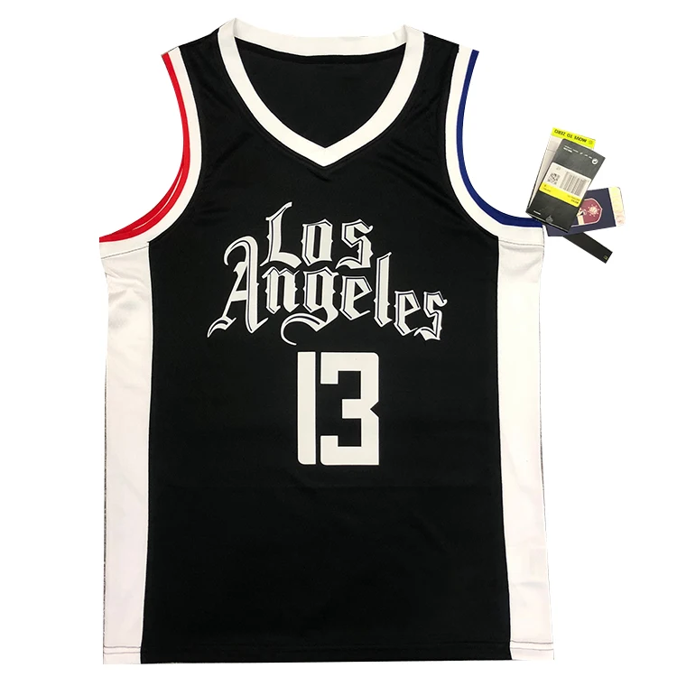 
fashion jerseys Clippers No. 13 Paul George polyester quick-dry basketball jersey uniform 