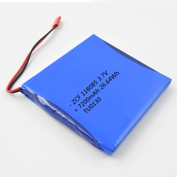 7200mAh 3.7V Rechargeable Li-ion Lithium ion Battery Pack Li-polymer Battery 118085 for Blind Tablet Glasses