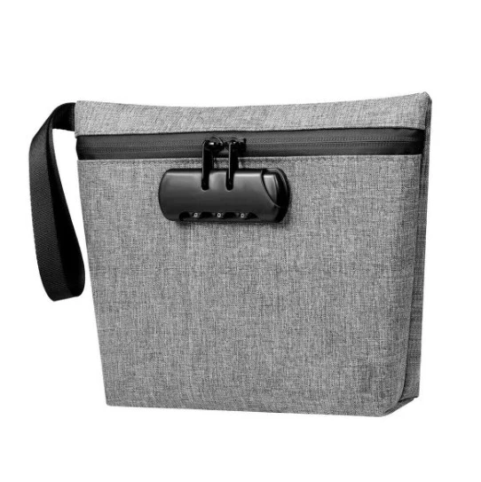 Manufacturers production carbon lined smell proof herb smoking stash bag custom smell proof bag pouch with lock