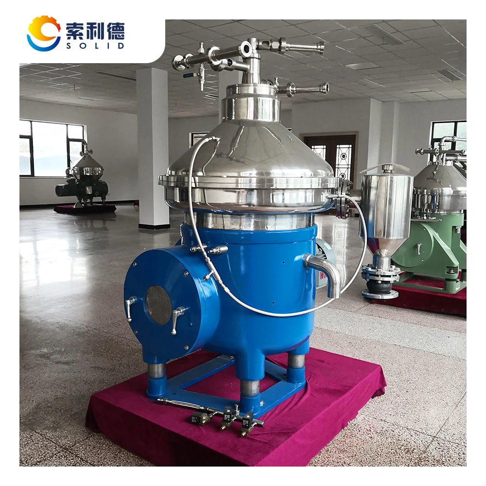 DHZ550 Hot Sale Cottonseed Rice Bran Sunflower Corn Soybean Oil Disc Separator Centrifuge