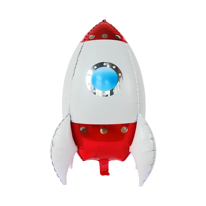 Space Theme Astronaut Rocket Spaceship Shape Balloons Set Foil mylar balloon For Space Party balloons suppliers