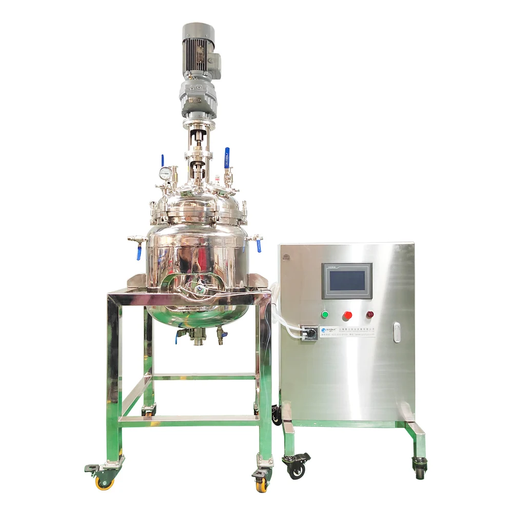 Reaction Kettle Manufacturers 2000L Plant Liquid Extraction Pilot Continuous Stirred Tank Batch Reactor