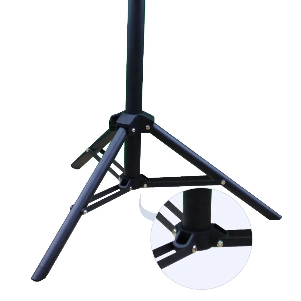 light led lamp stand work camera tripod photography adjustable recording video extendable big pipe flor stand