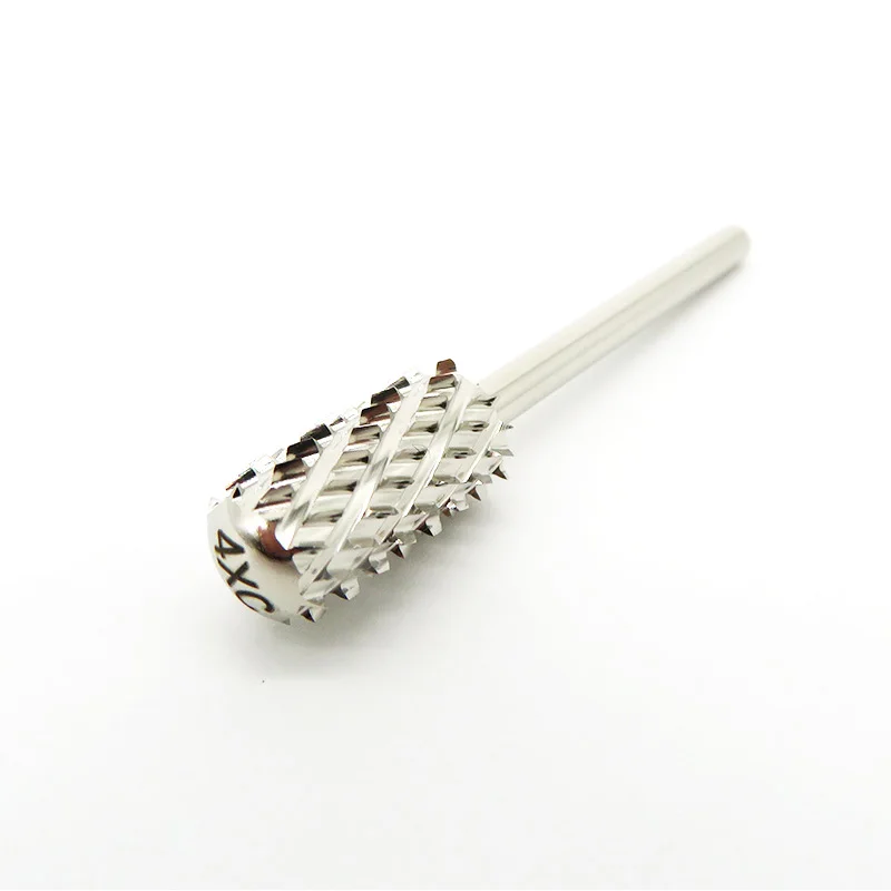 MBA Large Dome Top Barrel Carbide Bit Nails Purple 4XC (4 Extra Coarse) Smooth Round Top Nail Drill Bit