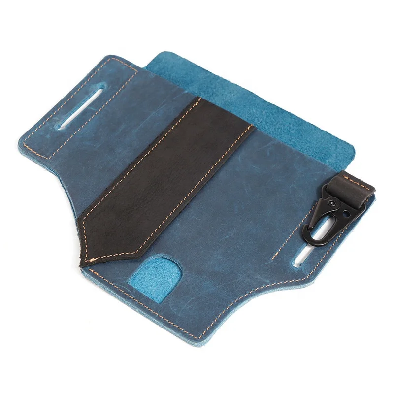 Retro Outdoor Real Leather Waist Hanged Tactical Bag Tool Carry Pocket Pouch Cross-border EDC Tactical Tool Pouch Unisex JESBOND