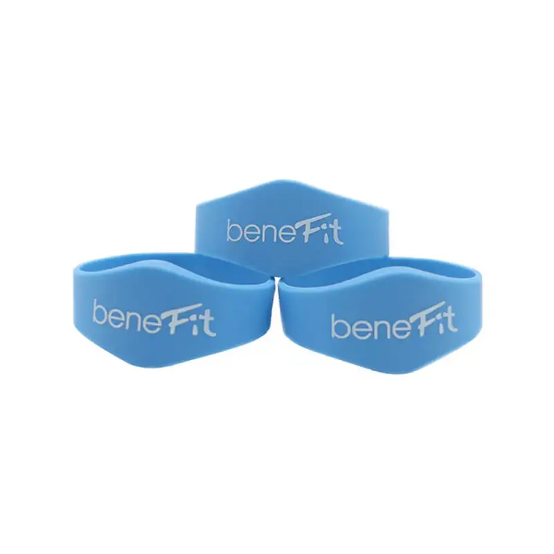 High Quality 13.56Mhz Waterproof NFC Bracelets Silicone Wristband RFID