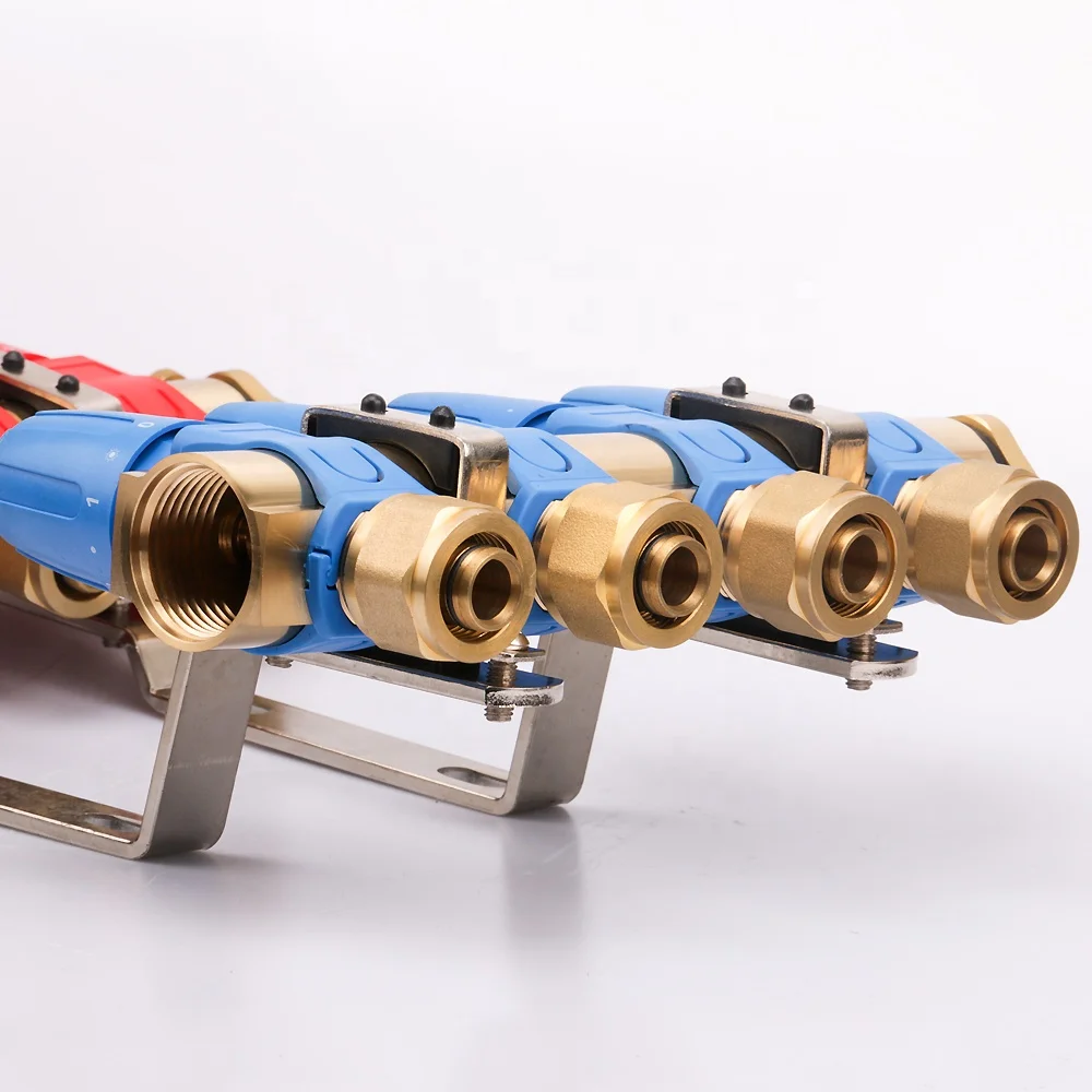 Brass Floor Radiant Heating Copper Pex Pipe Manifold