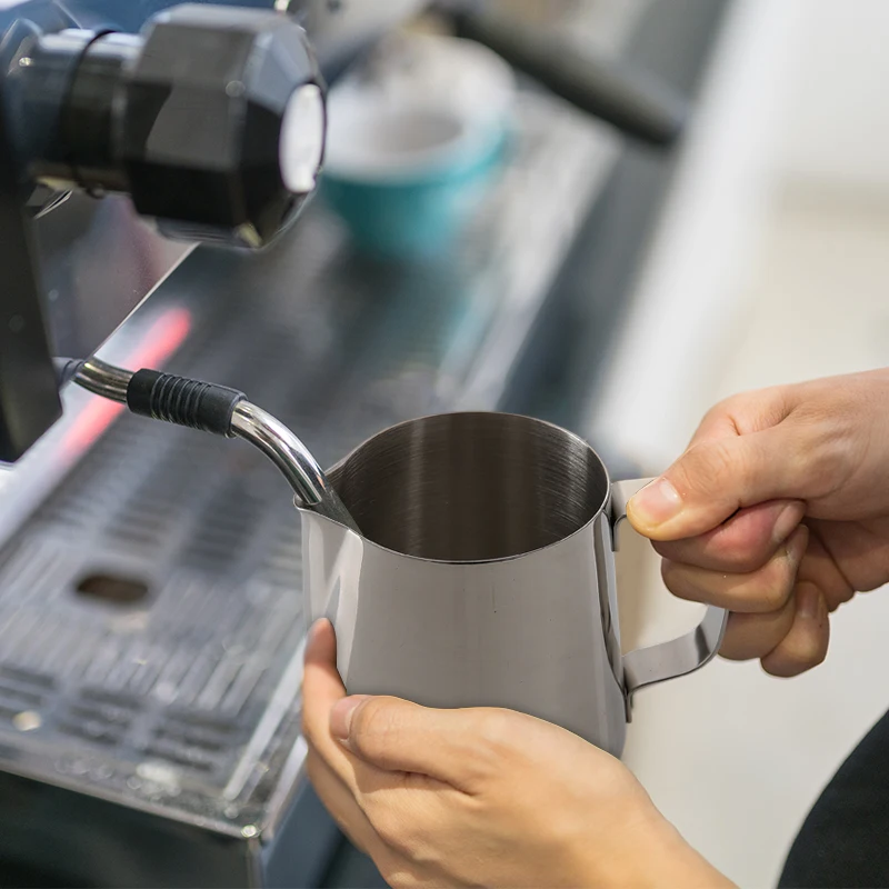 201stainless Steel  with Stenciled Scale Tools Stainless Steel Milk Jug Frothing Cup Coffee Espresso Steaming Milk Pitcher