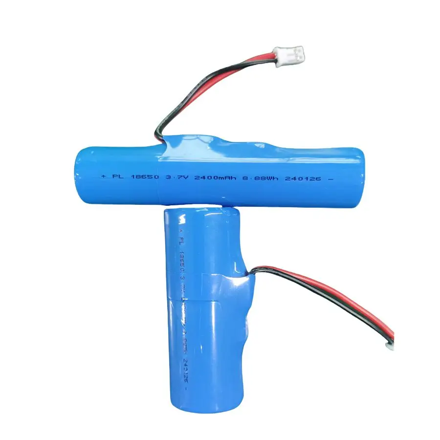 Sodium 18650 Portable Fan Battery Power Bank Battery PL Sex Toy Customized Professional 18650 1S1P 3.7V 2400mah 7 18650 Cells 10