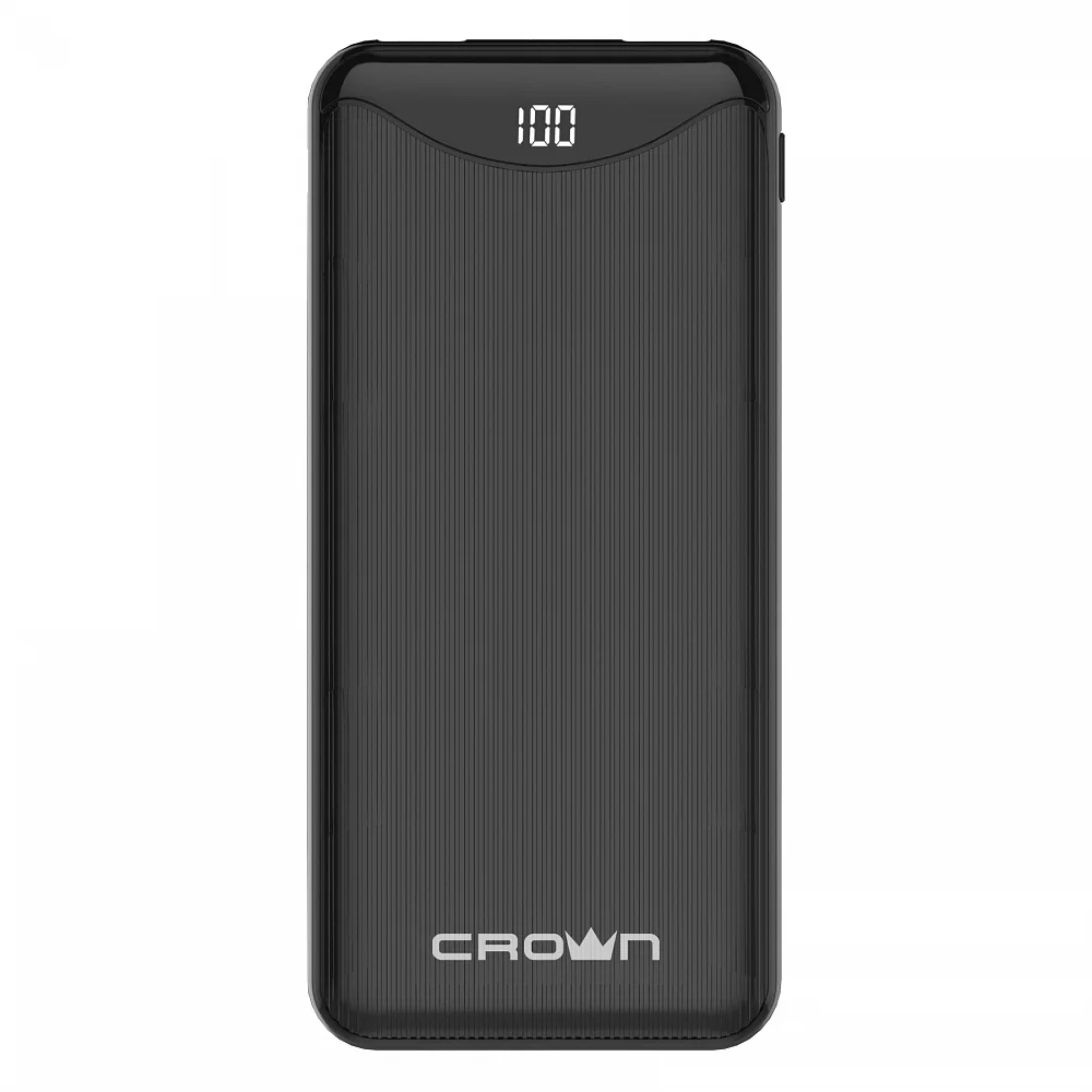 Crown portable charger laptop and phone power banks 10000 mAh have QC 3.0 CMPB-603  black