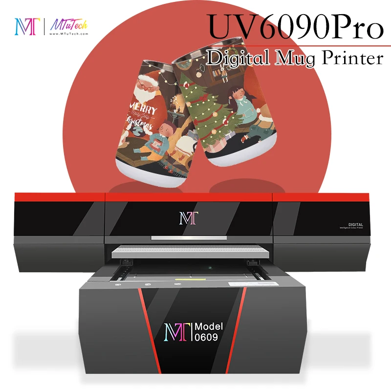MTuTech Factory Price Small Format UV Flatbed Printer MT-UV 6090 for Promotional Item Printing