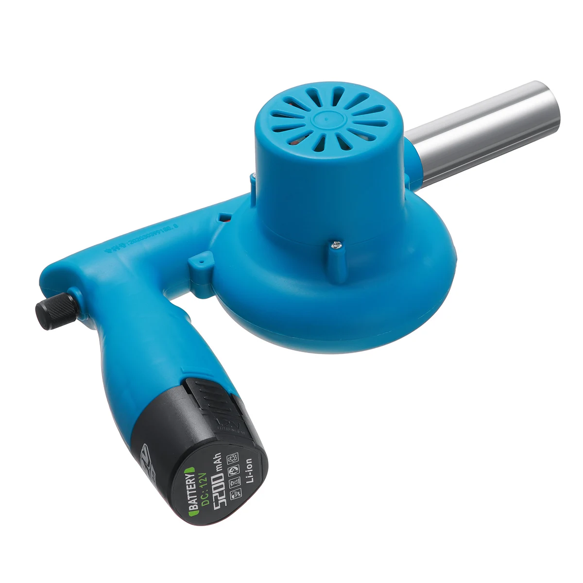 2V Outdoor Cooking Electric BBQ Fan Air Blower Rechargeable BBQ Grill Fan Guns Portable Fire Camping Picnic Tool