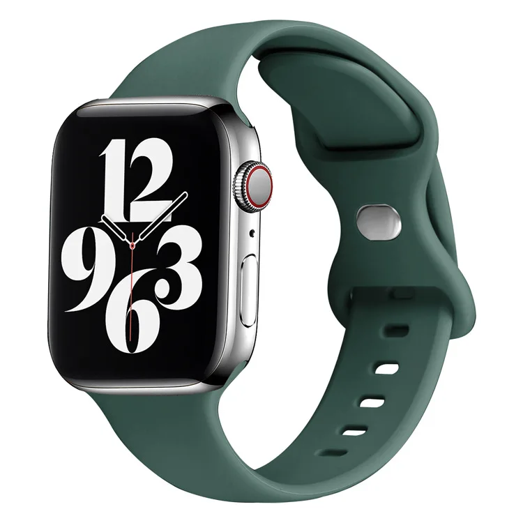 Новинка от Apple iWatch с силиконовым ремешком и разноцветными бантами подходит для ремешка apple