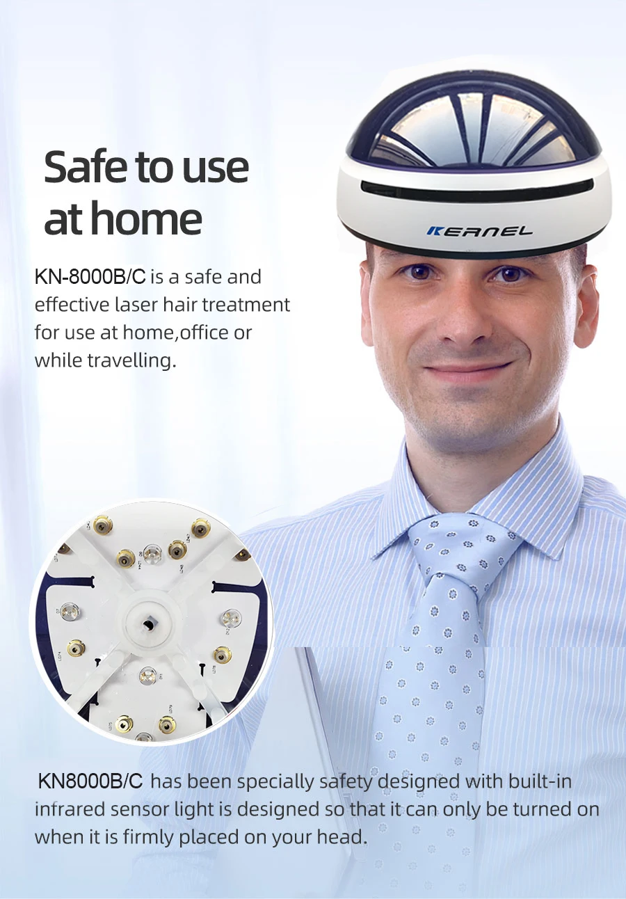 Kernel laser hair growth helmet Medical 650nm Diode Laser Hair Stimulation Growth Device For Hair Salon Use