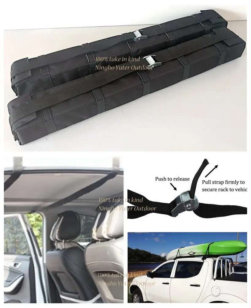 
Universal easy removable Waterproof soft roof racks for kayaks 