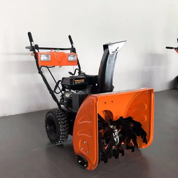 multifunctional sidewalk  mini snow sweeper tractor snow blower machines